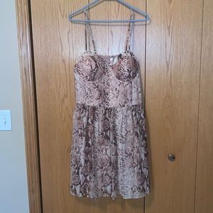 NWT Xhilaration Snake Print Dress